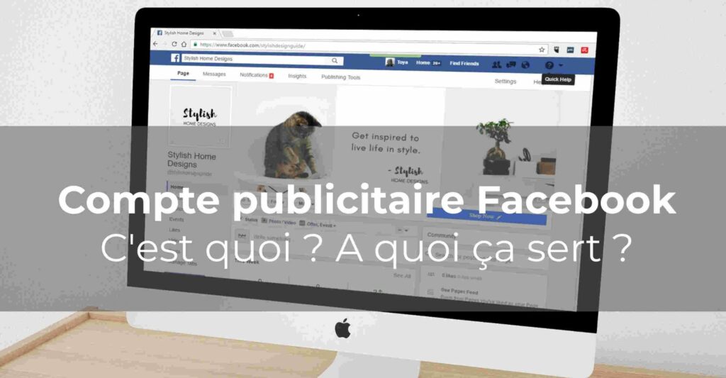 compte publicitaire facebook